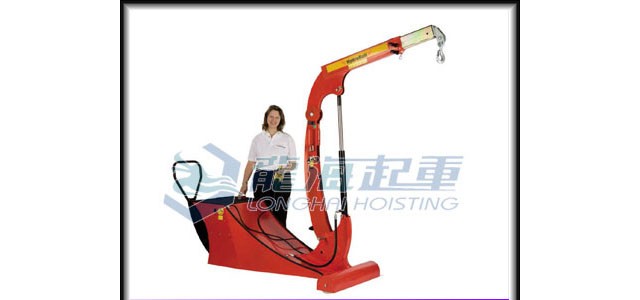 小型電動配重起重機(jī)500kg,設(shè)緊急停止按鈕,質(zhì)保24個月